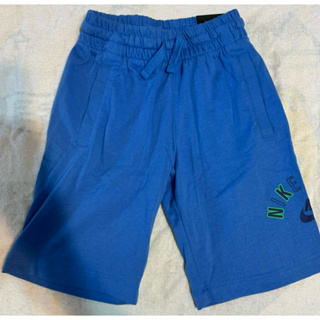 全新Nike大童運動短褲XS(120cm-130cm)藍