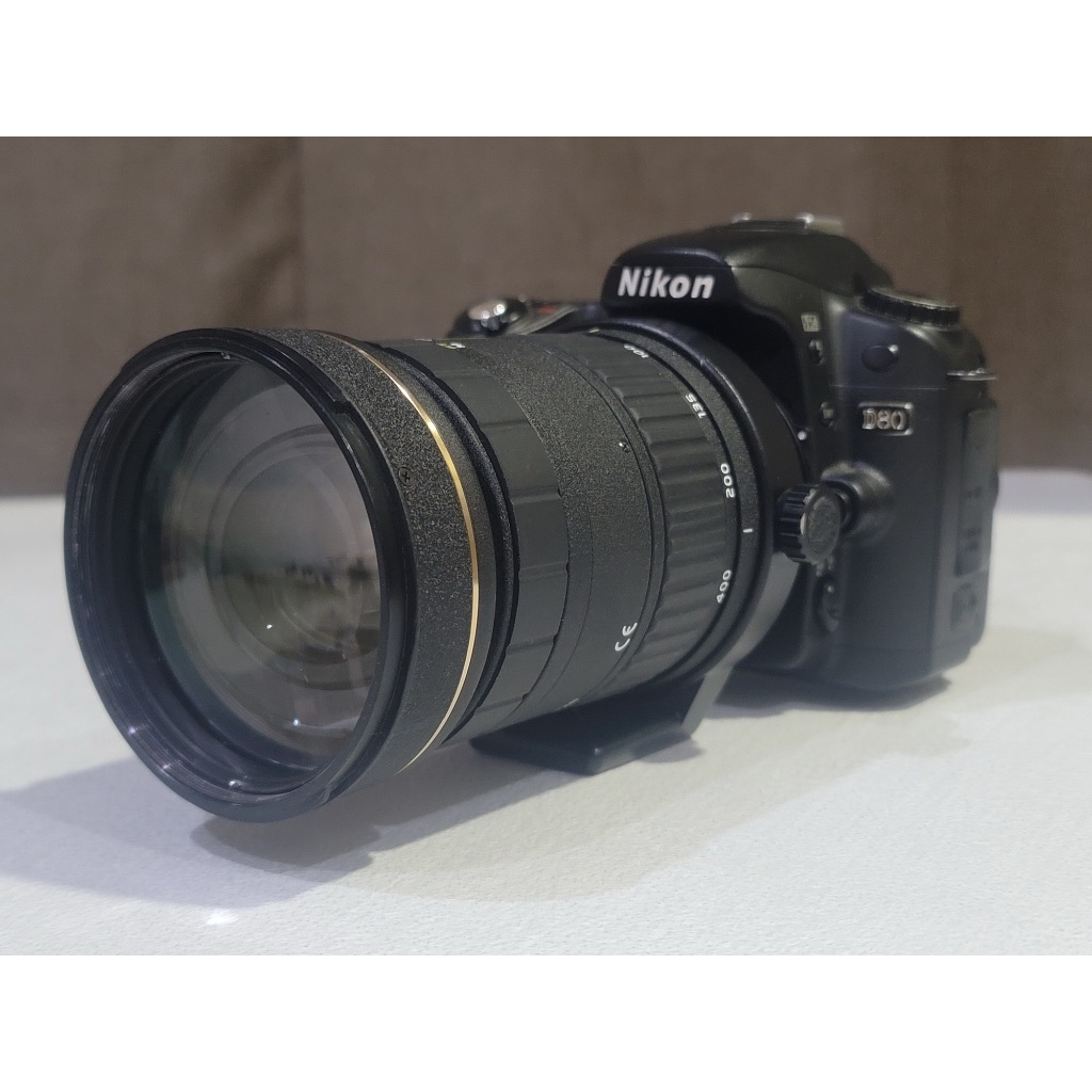 故障 Nikon D80．Tokina 80-400mm f4.5-5.6．機身鏡頭組