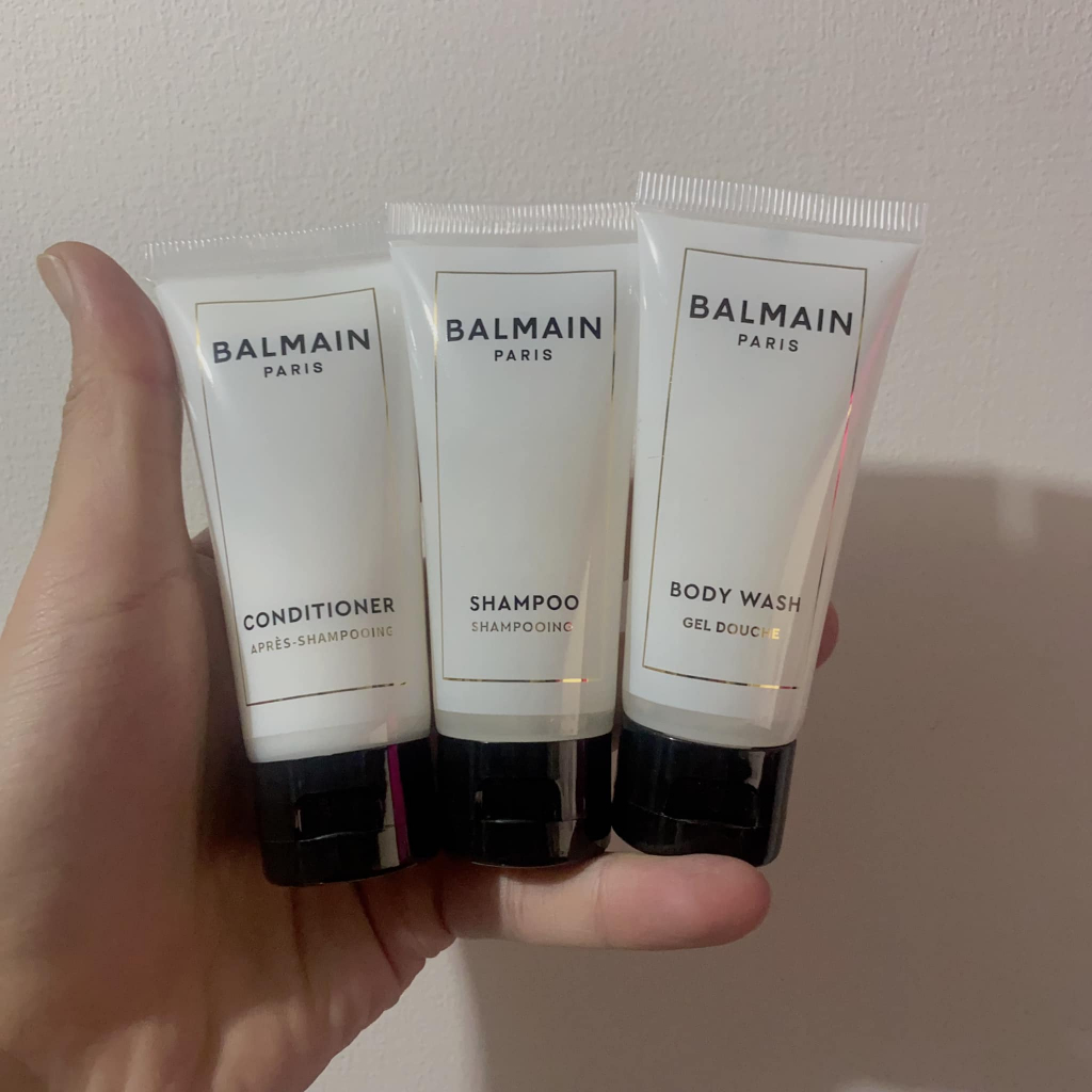 法國 BALMAIN 旅行用洗髮精35ml、沐浴露35ml、潤髮乳35ml 君悅酒店專用 現貨六瓶