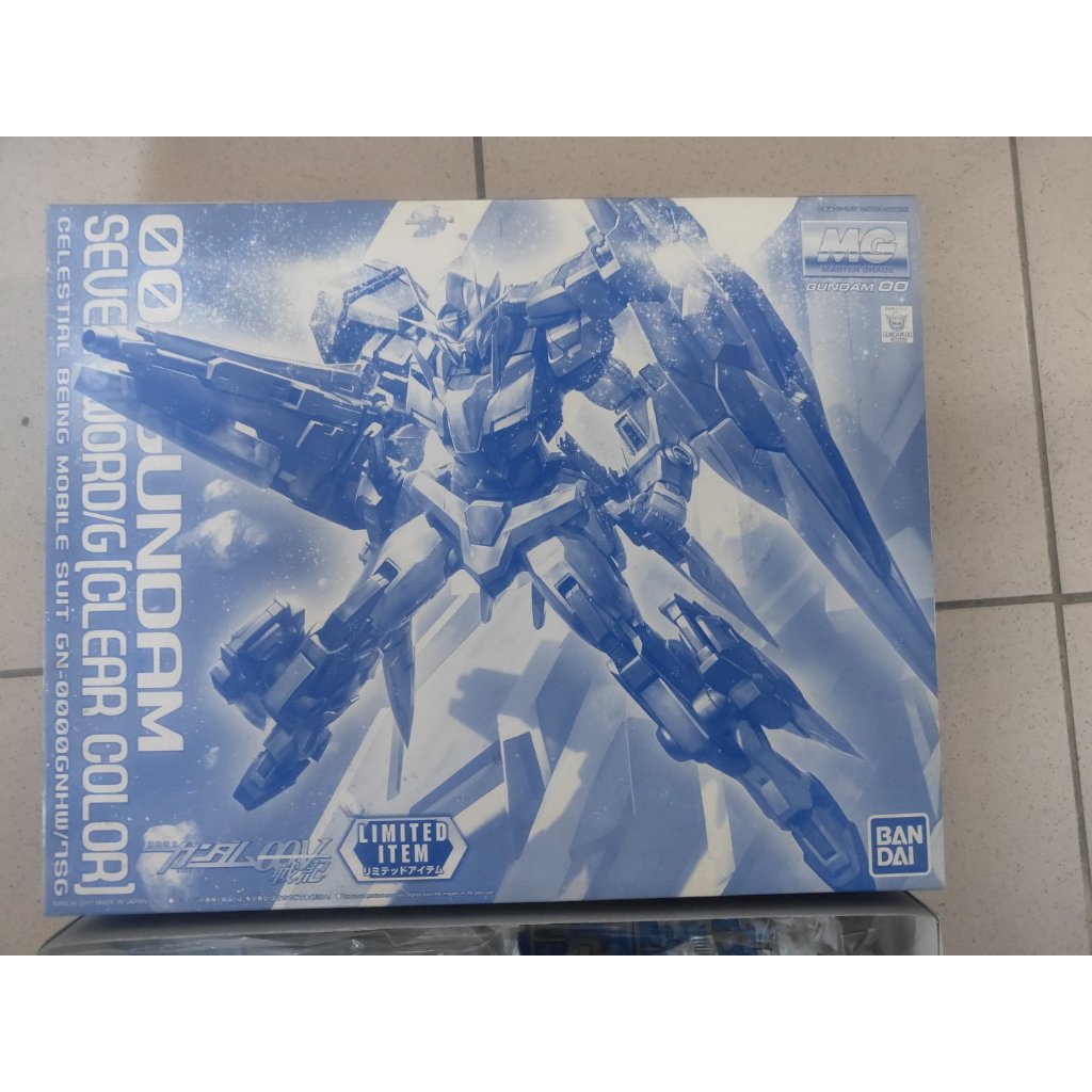 BANDAI 萬代 鋼彈 MG OO Seven Sword/G 七劍 clear color 彩透 展場限定版本 全新