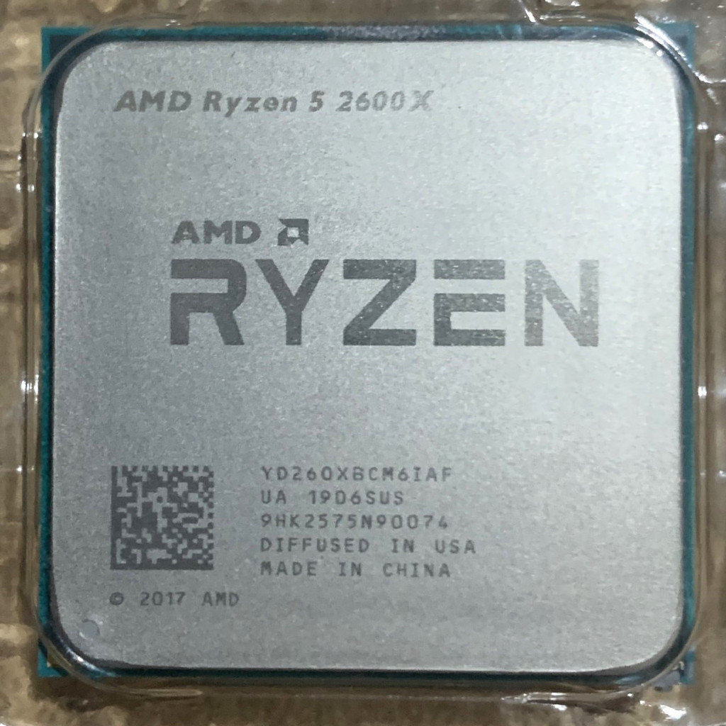 二手AMD Ryzen™ 5 2600X 因為升級換下 盒子序號都在  風扇全新沒用過