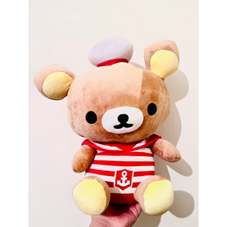 全新/Rilakkuma 拉拉熊 水手服 懶懶熊 拉拉熊娃娃 拉拉熊大娃娃 懶懶熊娃娃 娃娃 玩具 玩偶 抱枕