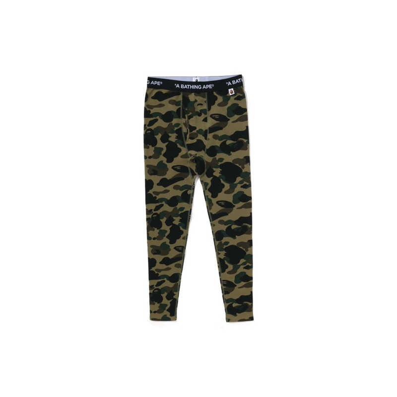 現貨 BAPE 1ST CAMO THERMAL LEGGINGS  內搭褲 L號