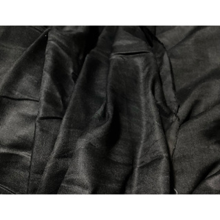 零頭布 零碼 現貨 天然材質 黑色 絲緞感 人造棉 棉纖維 棉綢 薄款 涼爽 親膚 布料 寬145cm $129/米