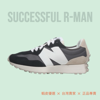 【R-MAN】NEW BALANCE 休閒鞋 NB 327 灰黑白 復古 情侶鞋 男女 U327FE-D 台灣公司貨