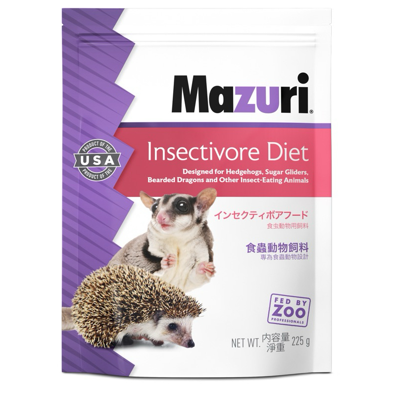 頂級 食蟲目 飼料 225克 蜜袋鼯 刺蝟專用&gt;可超取 Mazuri