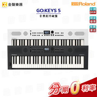 Roland GO:KEYS 5 61鍵MIDI音樂創作鍵盤 電子琴 鍵盤控制器 公司貨 享保固【金聲樂器】