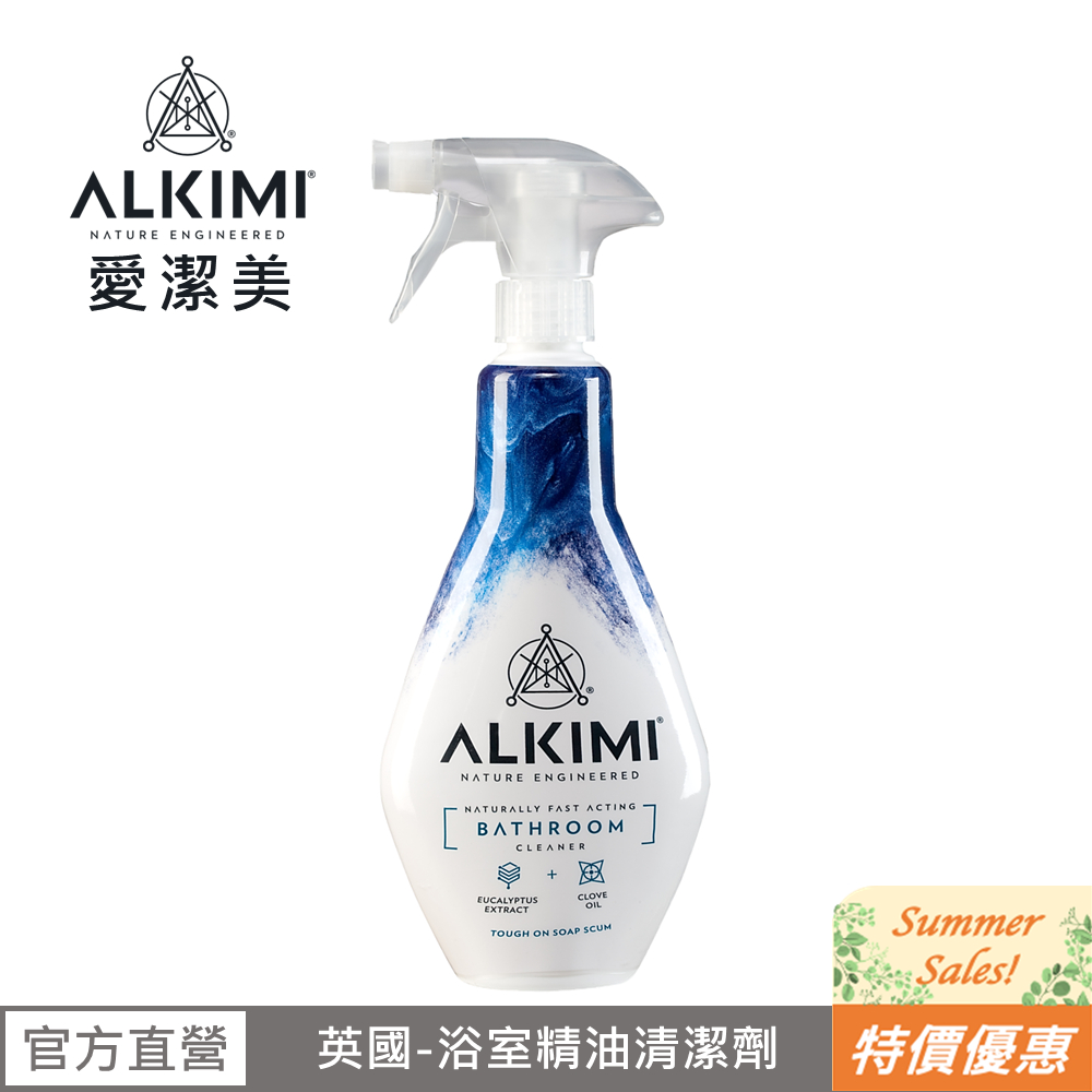 英國【ALKIMI愛潔美】浴室精油清潔劑500ml (尤加利+丁香)~AK12405~限時特惠