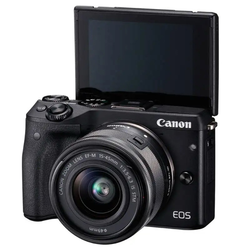 二手 Canon EOS M3 類單眼 無盒裝含鏡頭含兩顆原廠電池