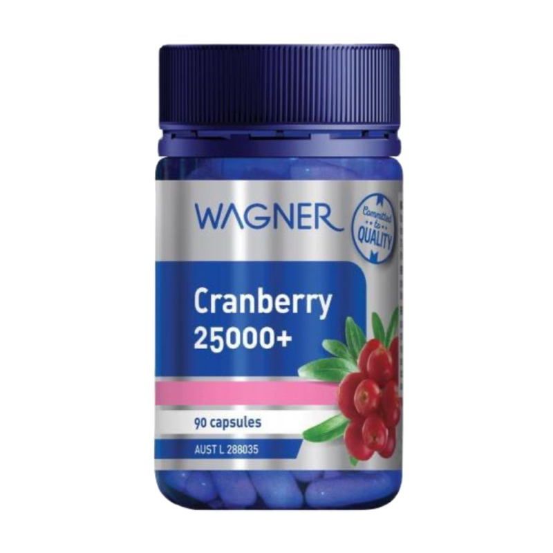 【拾玖號倉庫】現貨 澳洲 Wagner 高單位 瓦格納蔓越莓25000mg 90P 塑膠瓶
