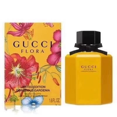 GUCCI Flora Gorgeous Gardenia 華麗梔子花彩艷限量版香氛瓶