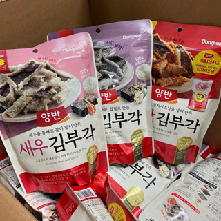韓國 🇰🇷東遠 Dongwon海苔脆餅 50g 海苔餅乾 泡菜風味/鮮蝦風味