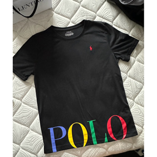 二手正品 Polo Ralph Lauren 紅馬彩色logo T 大童XL 約165公分