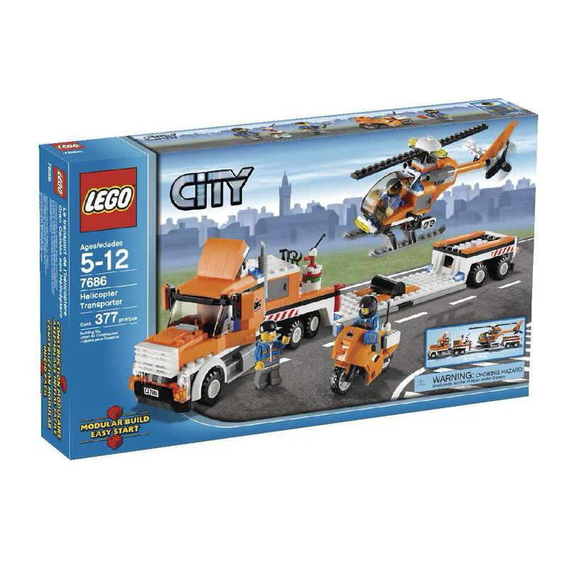 LEGO 樂高 7686 直升機運輸車 絕版 二手