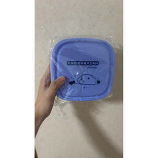 水豚藍色 塑膠保鮮盒（大/小）一組全新