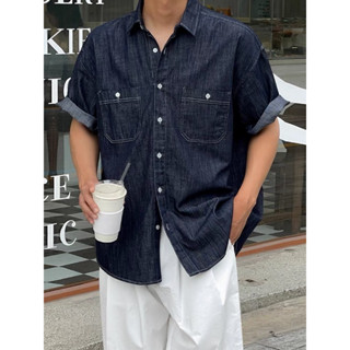 CLO.studio｜🇰🇷｜男款｜夏季復古牛仔襯衫 兩色（9620）