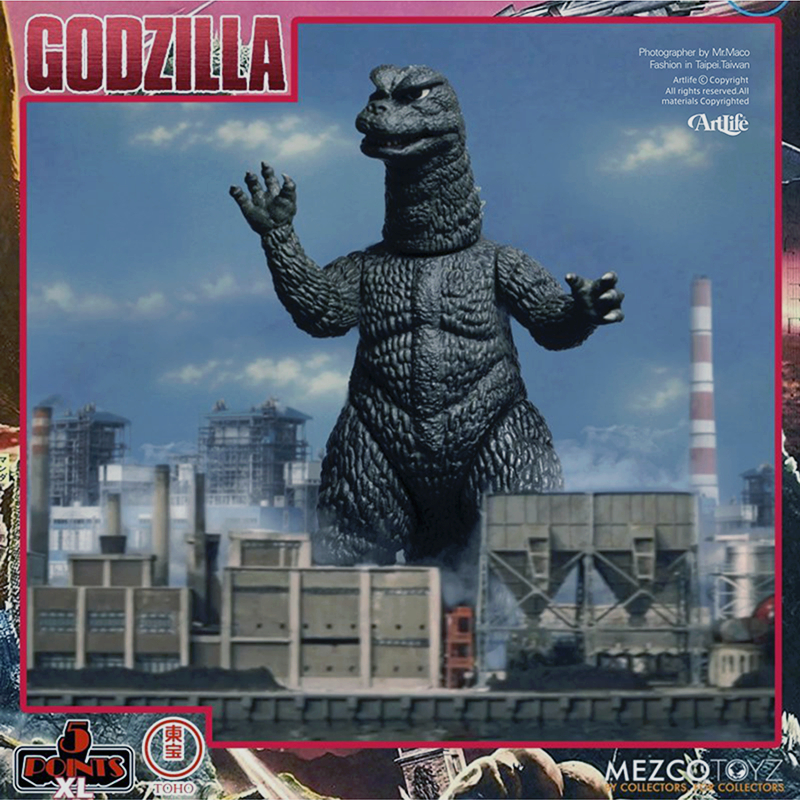 Artlife ㊁ MEZCO 5Points XL ゴジラ Godzilla 1968 Round1 哥吉拉 摩斯拉