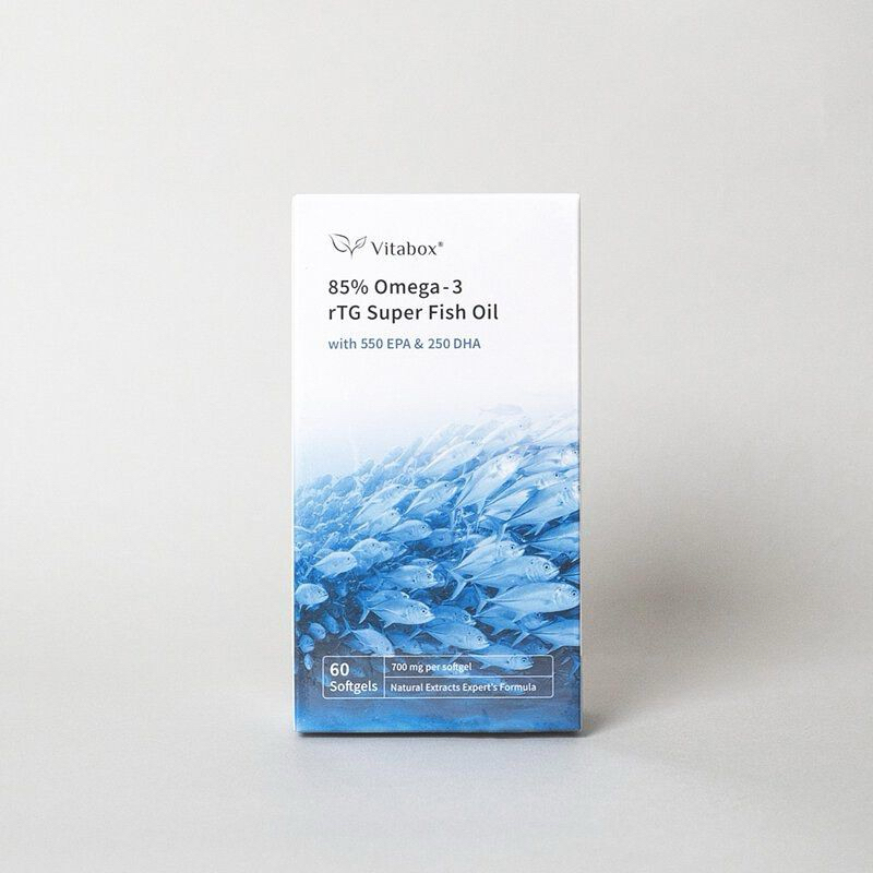 『現貨』VITABOX 維他盒子挪威 85% rTG 高濃度魚油 Omega-3 (EPA+DHA)
