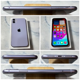 懇得機通訊 二手機 iPhone 11 6.1吋 128G 紫色 附盒裝配件 IOS 17.4.1【370】