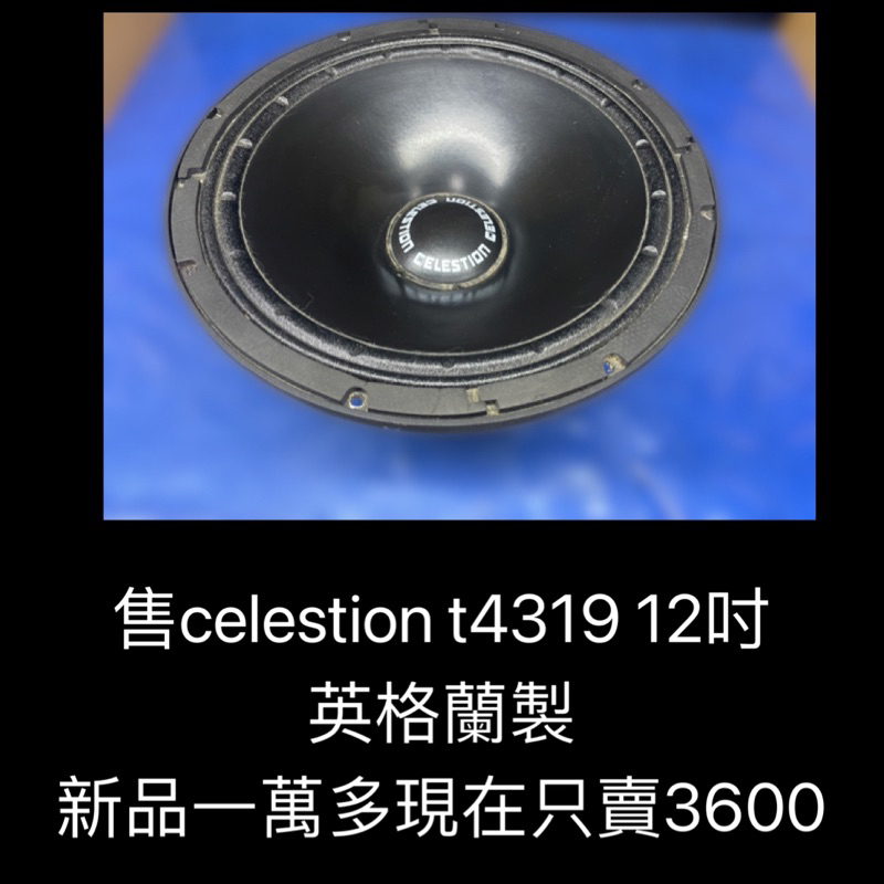 新竹湖口阿皓汽車音響：售celestion t4319 12吋 英格蘭製