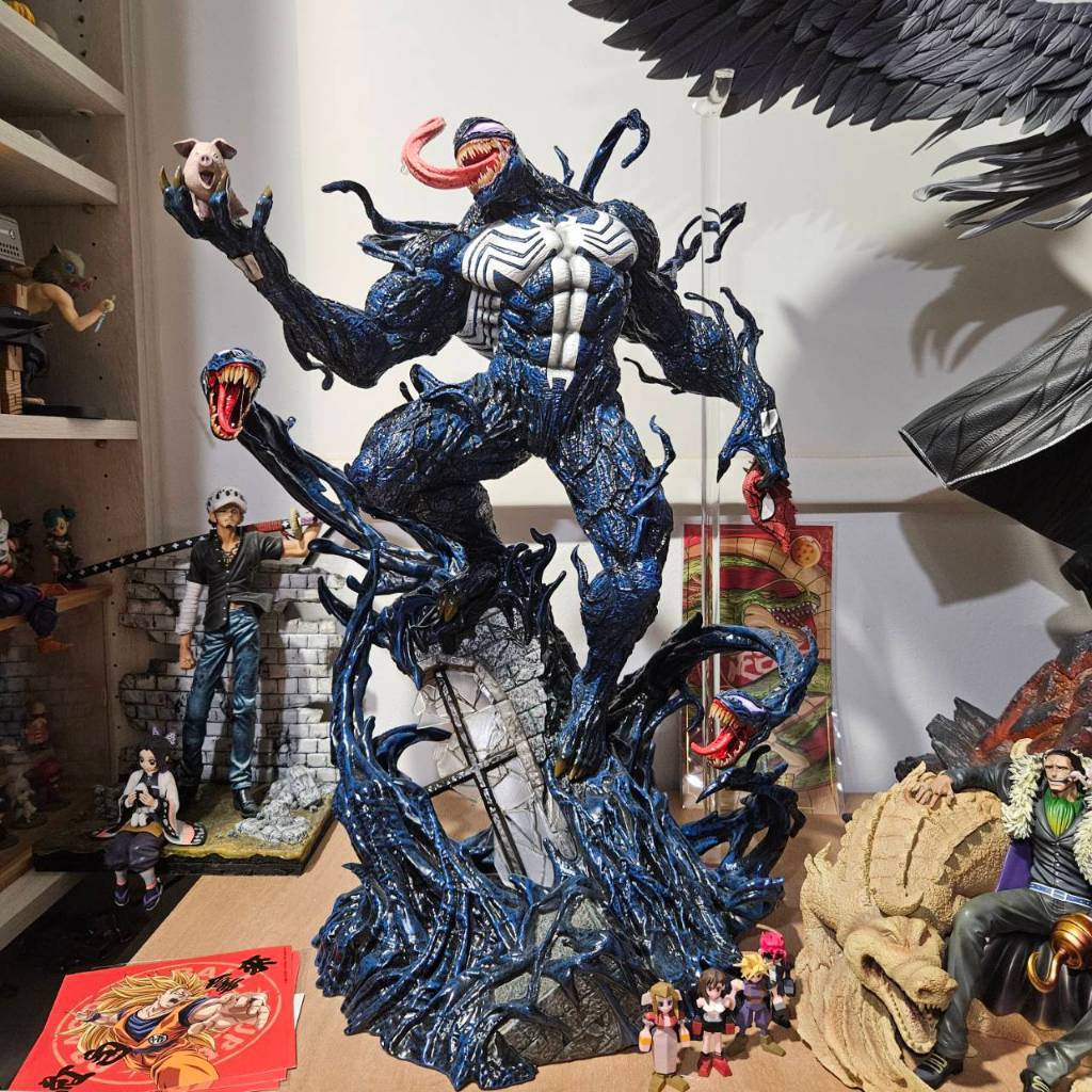 [GK現貨] Engineer 猛毒 毒液 Venom 漫威 彩色版 三頭雕 全球限量58體 GK 雕像 台中可面交