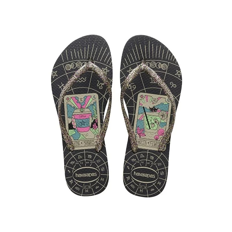 Havaianas Top Flip Flops 夾腳拖 人字拖 巴西 占星 星座 女款 4145650-0090W