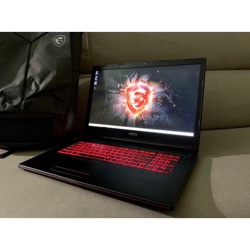 MSI 電競筆電i7-8750H,GTX1050-4G,16G Ram,128G SSD+1TB