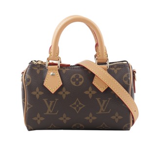 LV Monogram Nano Speedy 塗層帆布二用包 M81085