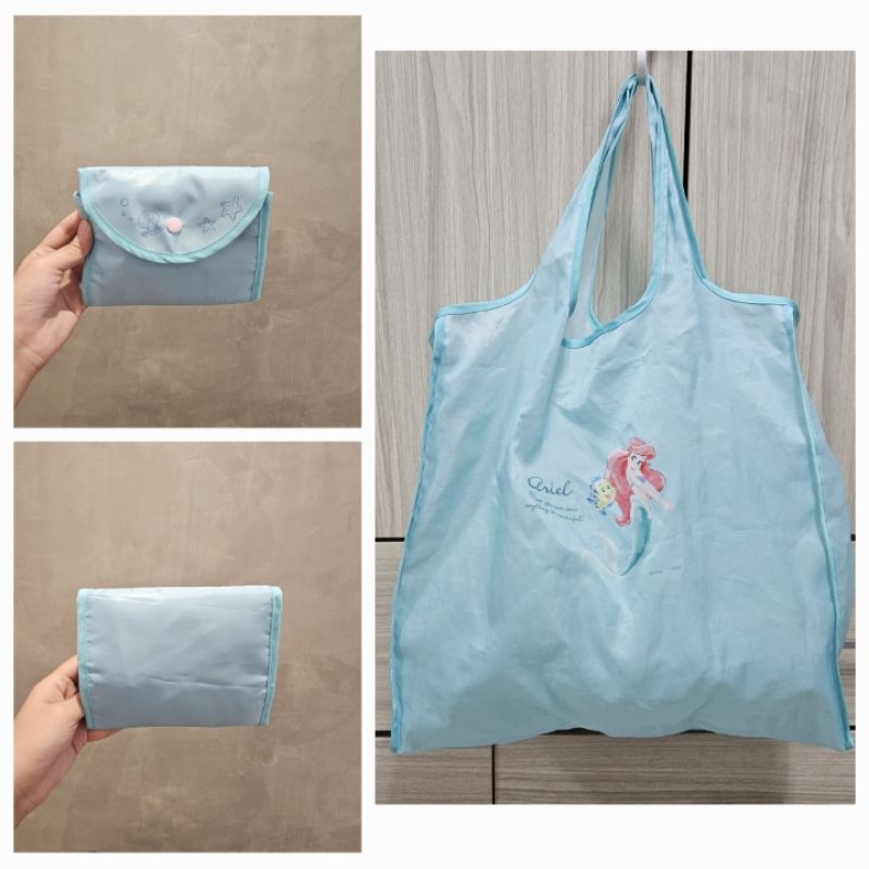 大創代購 |《現貨》大創daiso小美人魚折疊式手提袋購物袋環保袋