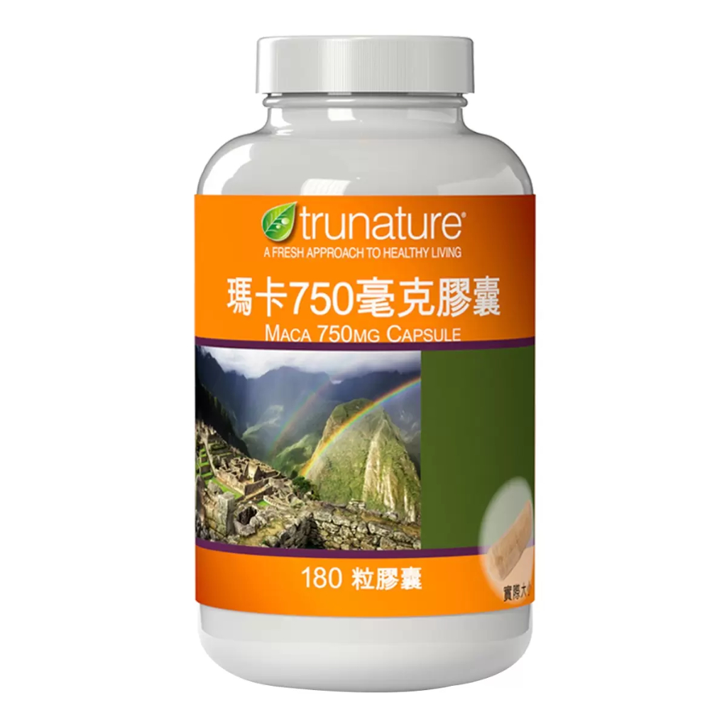 BLANC_COSTCO 好市多 美國 trunature 瑪卡 750毫克 膠囊 180粒/瓶 Maca 男性