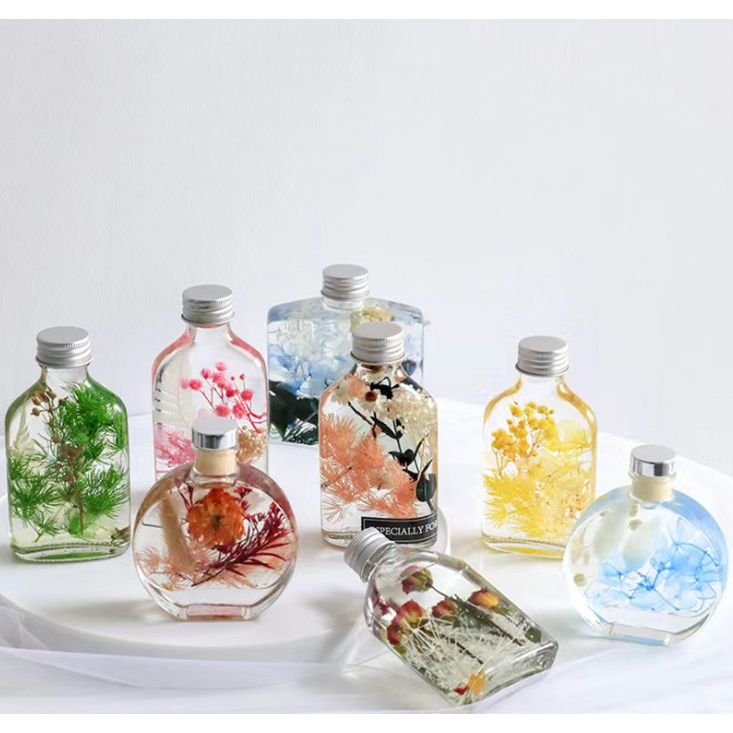 🌼 浮游花器材 擴香玻璃瓶 浮游花瓶專用玻璃瓶 造型玻璃瓶 奈奈瓶 錐形瓶 燈泡瓶