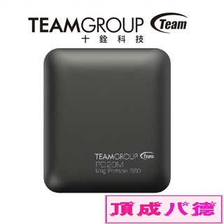 TEAM十銓 PD20M 1TB 1T MagSafe磁吸外接式固態硬碟 泰坦灰