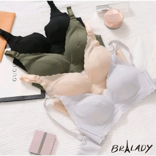 Bralady波蕾妮雲朵無痕無鋼圈內衣32/70A，三色，全新含吊牌(原價199)