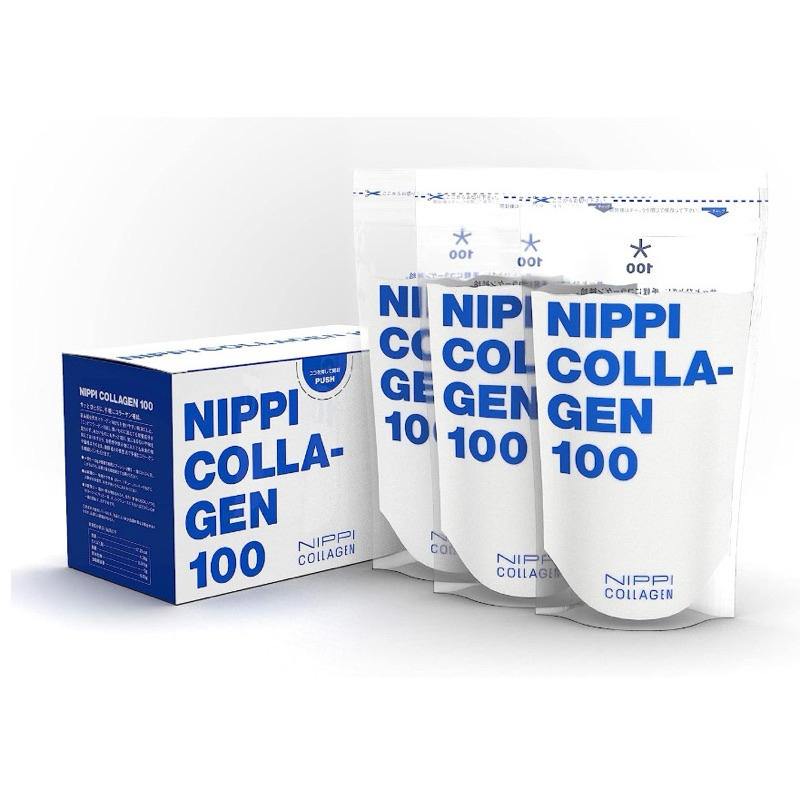 日本 Nippi 膠原蛋白粉 110g一盒 三袋日本製 低分子 易吸收 溶解迅速