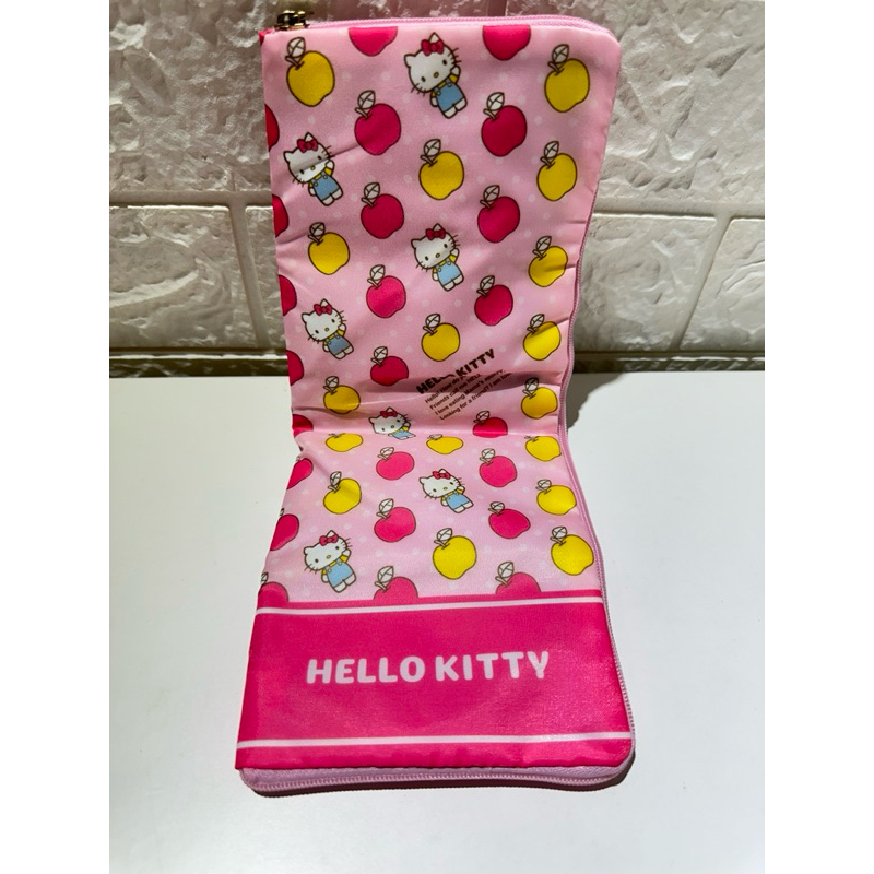 三麗鷗 限量 7-11 粉紅色 Hello Kitty 45週年環保系列 多功能吸水收納袋 寶特瓶 折疊雨傘 收納袋