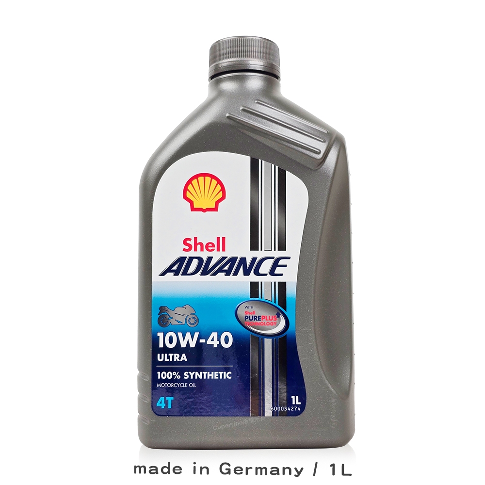 Shell 殼牌 Advance 4T 10W40 機油 【歐規】【庫柏蒂諾】