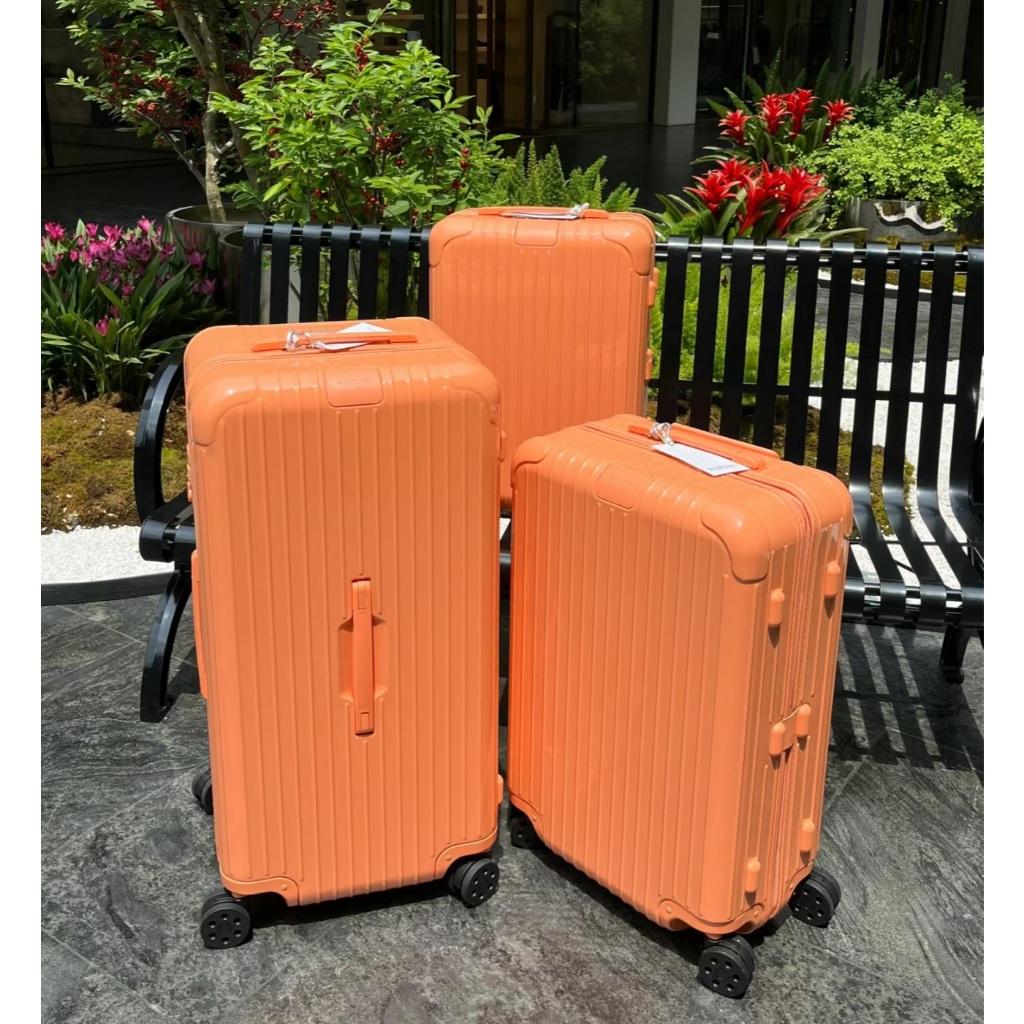 99成新（2024新款）RIMOWA 33寸 Trunk Plus 行李箱 橙色 托運箱 83280771