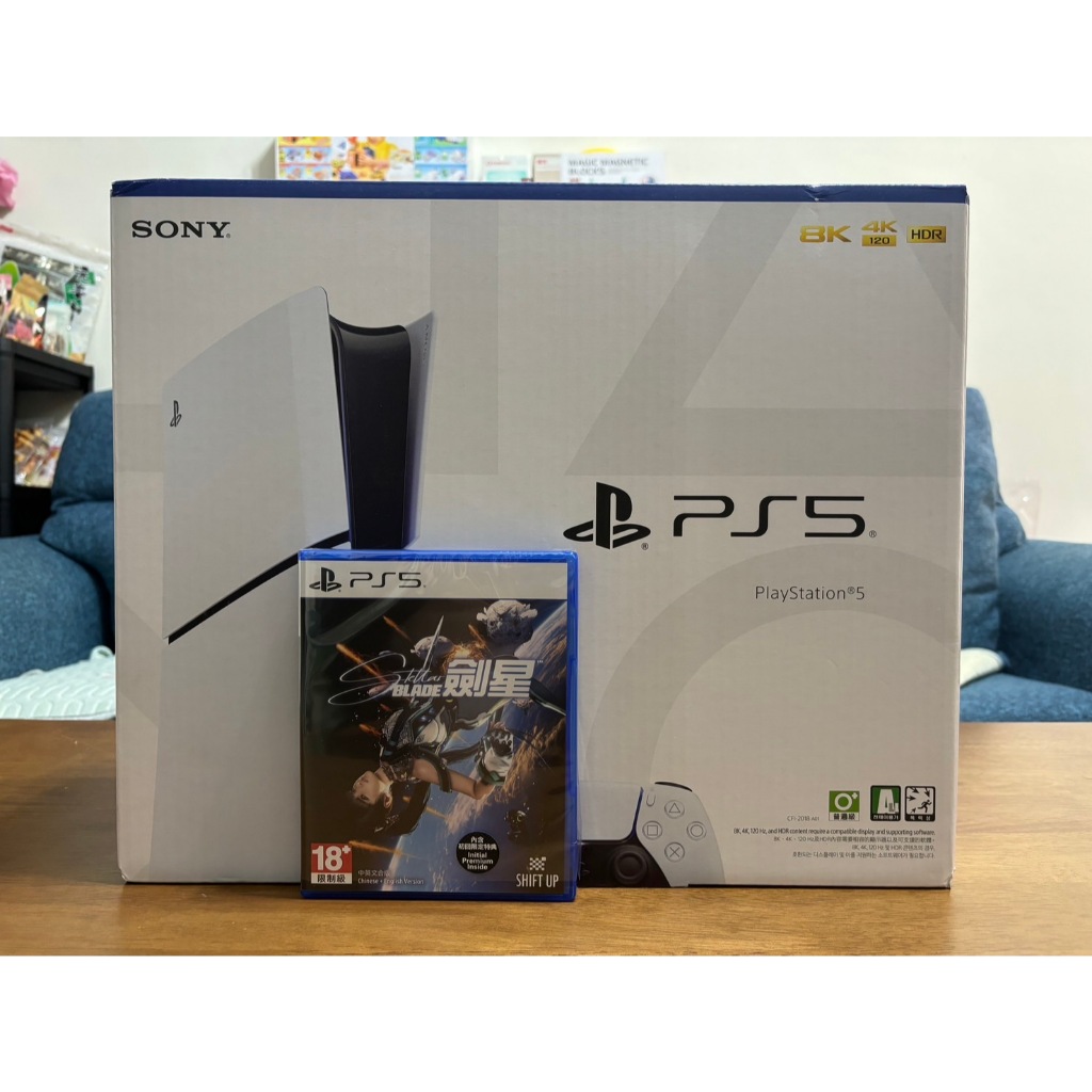 SONY PlayStation 5 PS5 Slim 光碟版(CFI-2018A01)+PS5 劍星