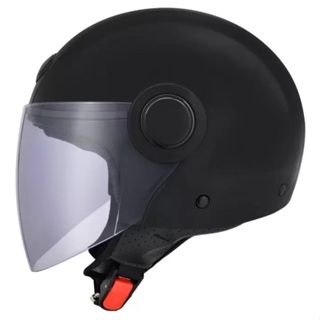 M2R 1/2罩安全帽 騎乘機車用防護頭盔 M-506 亮黑#136906