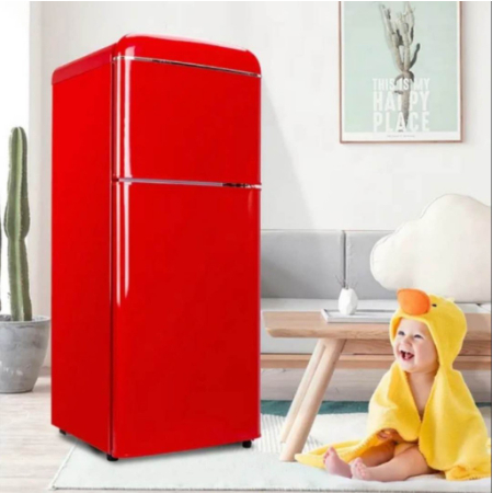復古小冰箱家用小型兩門三門冷藏冷凍家用宿舍租房節能