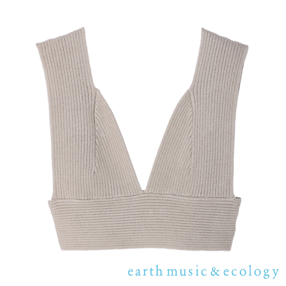 earth music&ecology V領短版針織背心(1L23L2X0300)