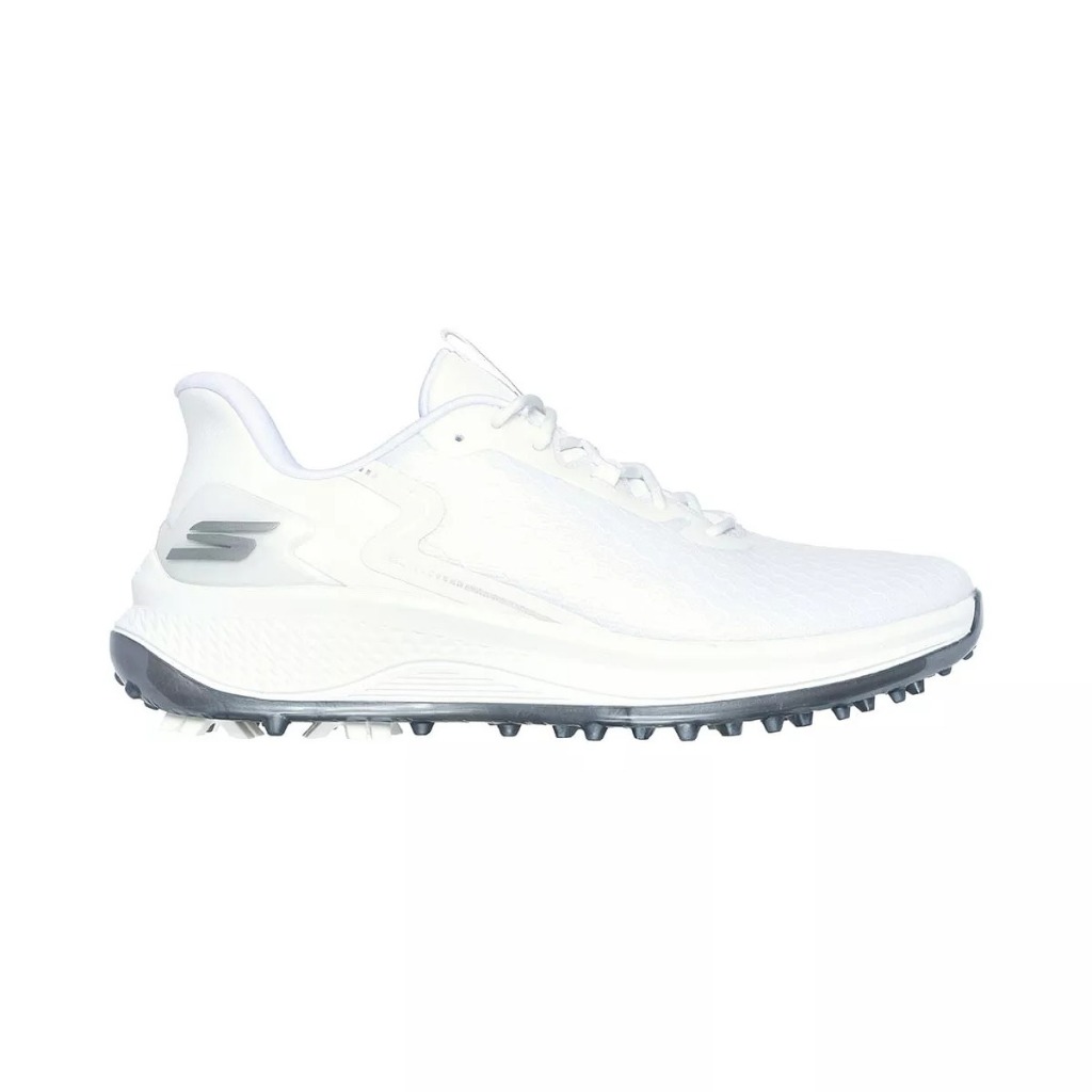 富翌高爾夫-SKECHERS GO Golf Blade GF 男款球鞋(有釘) 白 214090