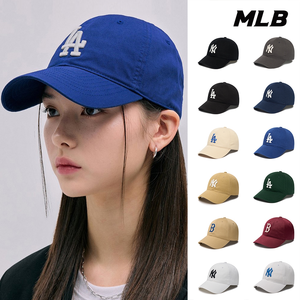 MLB 棒球帽 N-COVER可調式軟頂 洋基/道奇/紅襪/守護者/大都會隊(CP66_多款任選)【官方旗艦店】