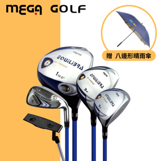 【MEGA GOLF】BLUE EQ球桿組（贈質感球桿袋）(高爾夫球桿 套桿)