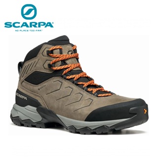 SCARPA|義大利|MORAINE MID PRO GTX 男輕量登山健行鞋/戶外休閒 63055-201化石棕