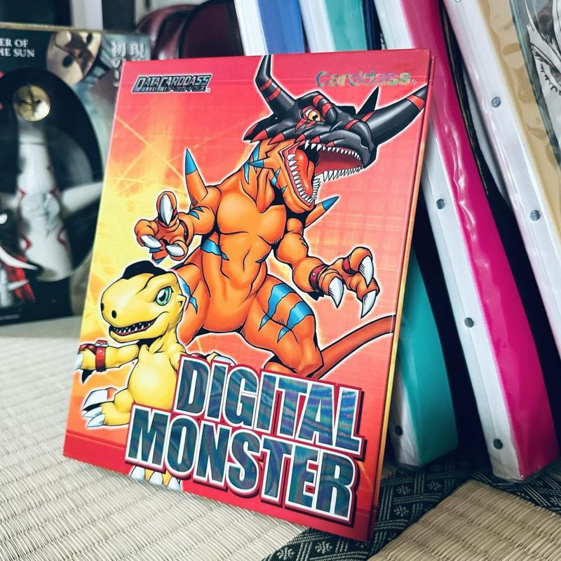 𝗕𝗔𝗡𝗗𝗔𝗜 デジタルモンスター 𝗗𝗜𝗚𝗜𝗧𝗔𝗟 𝗠𝗢𝗡𝗦𝗧𝗘𝗥 數碼寶貝 集卡冊 𝟮𝟬𝟬𝟲年 日本製 亞古獸 暴龍獸