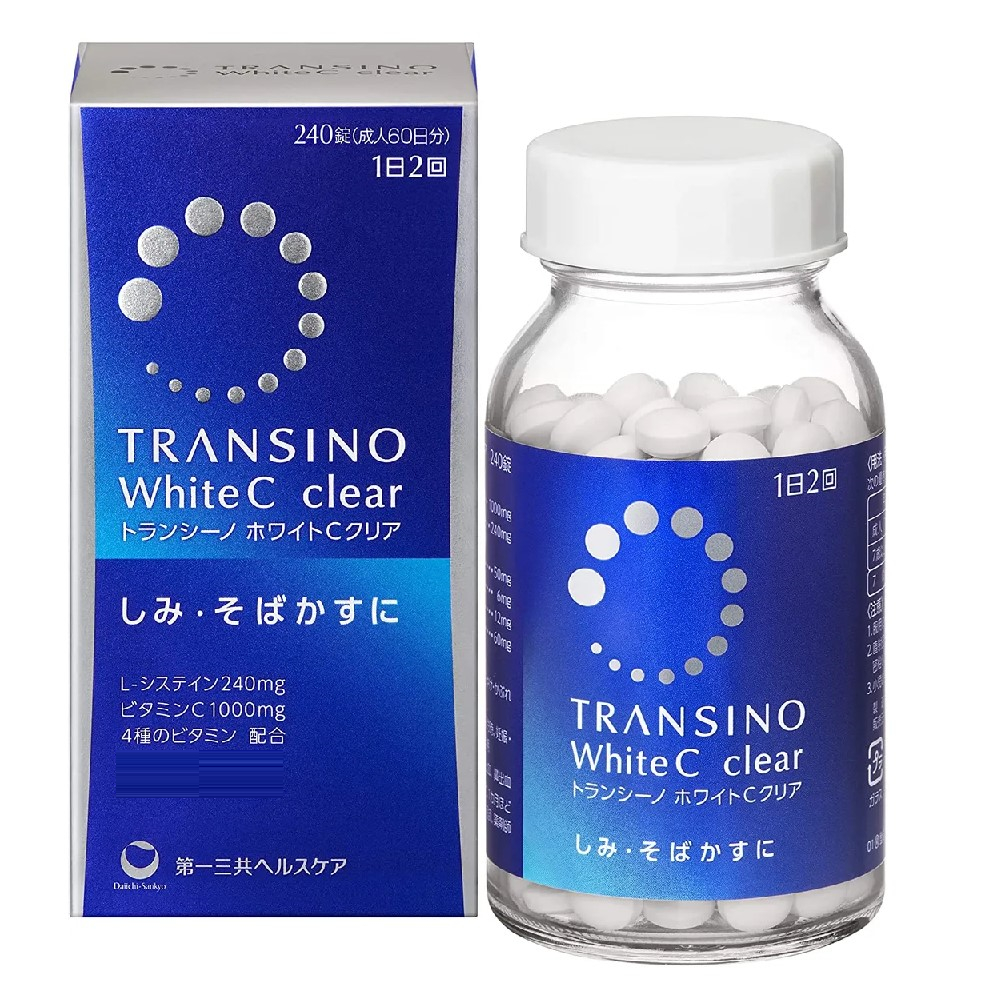 日本代購 現貨 TRANSINO White C clear 第一三共 240錠 / 藍BB 120錠