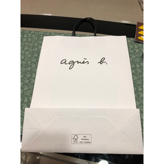 agnès b 紙袋 大紙袋 精品紙袋 34.5*27cm agnes b