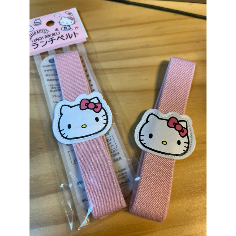 ♡松鼠日貨♡日本 正版 kitty 便當束帶 餐盒束帶 鬆緊帶 綁帶