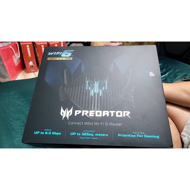 👍全新好物👍【Acer 宏碁】Predator Connect W6d 雙頻AX6000 Wi-Fi 6 電競路由器